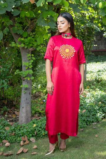 Gulab patch suit