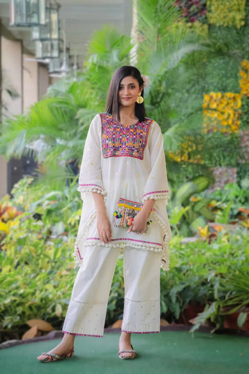 Gul kaftan set