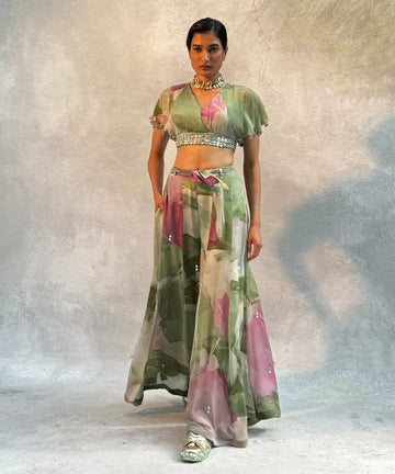 Mint pant set