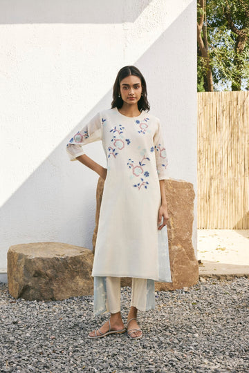 Pearl Applique floral Co-ord set