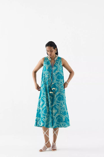 Coconut Palm A- Line Dress