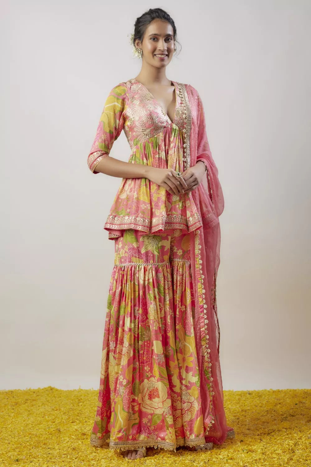 Asmita Sharara Set
