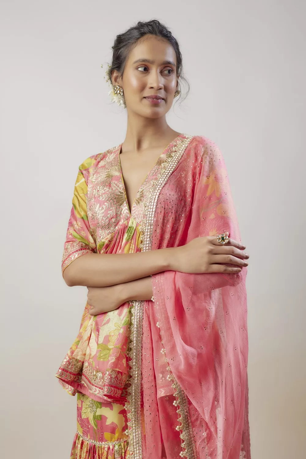 Asmita Sharara Set