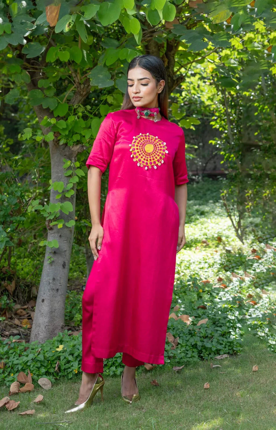 Gulab patch suit