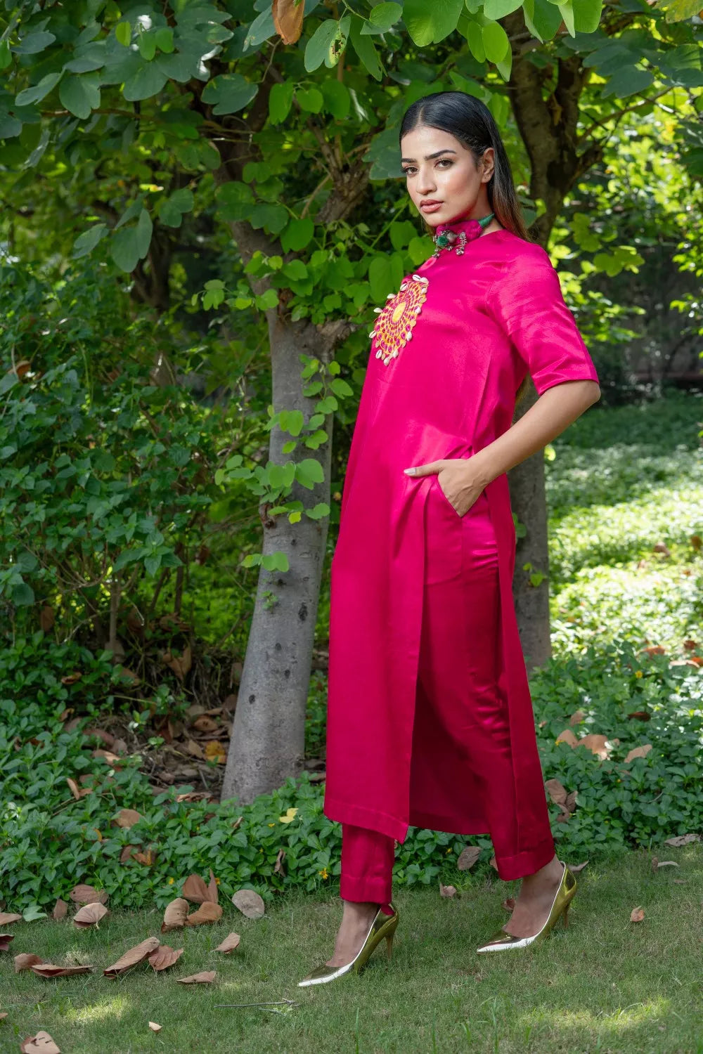 Gulab patch suit