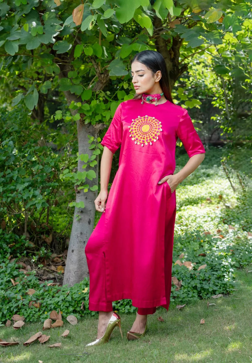 Gulab patch suit