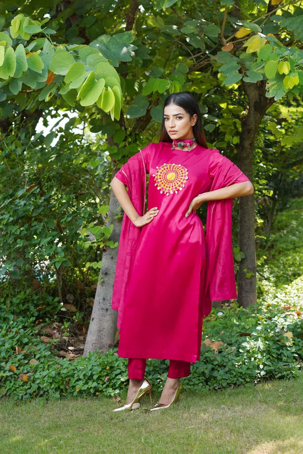 Gulab patch suit