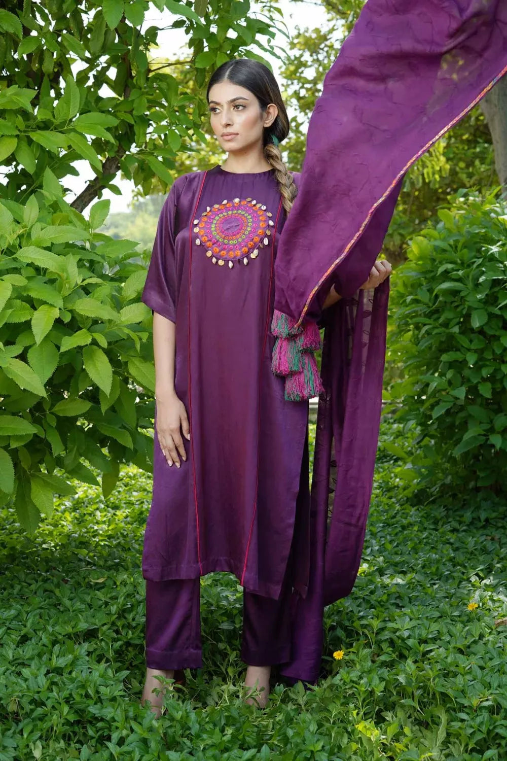 Jaimini patch suit