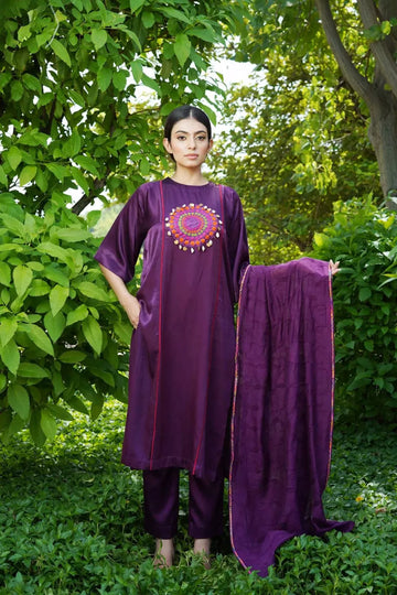 Jaimini patch suit