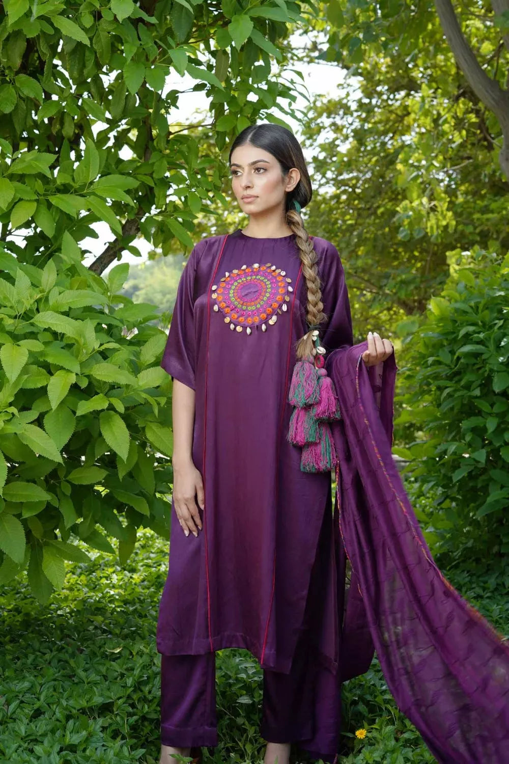 Jaimini patch suit