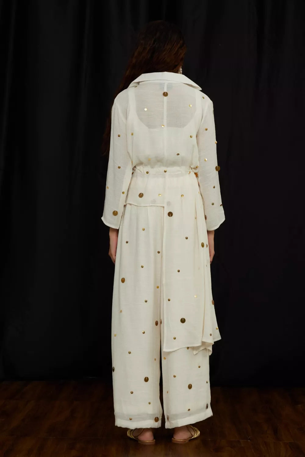 Long and Short Drawstring Tunic Set