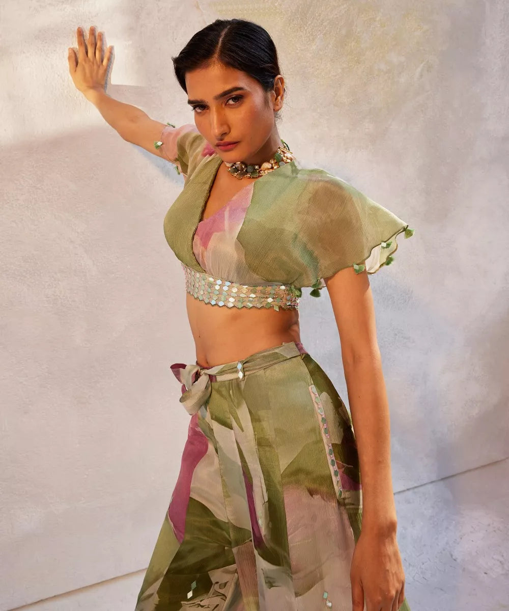 Mint pant set