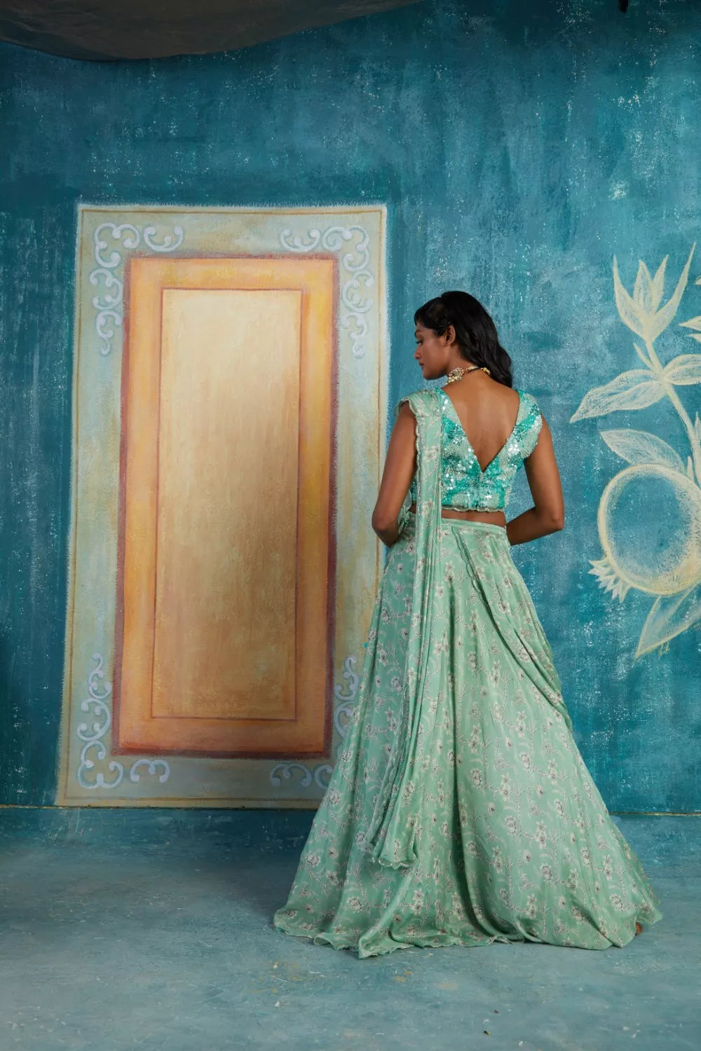 Mint Saree