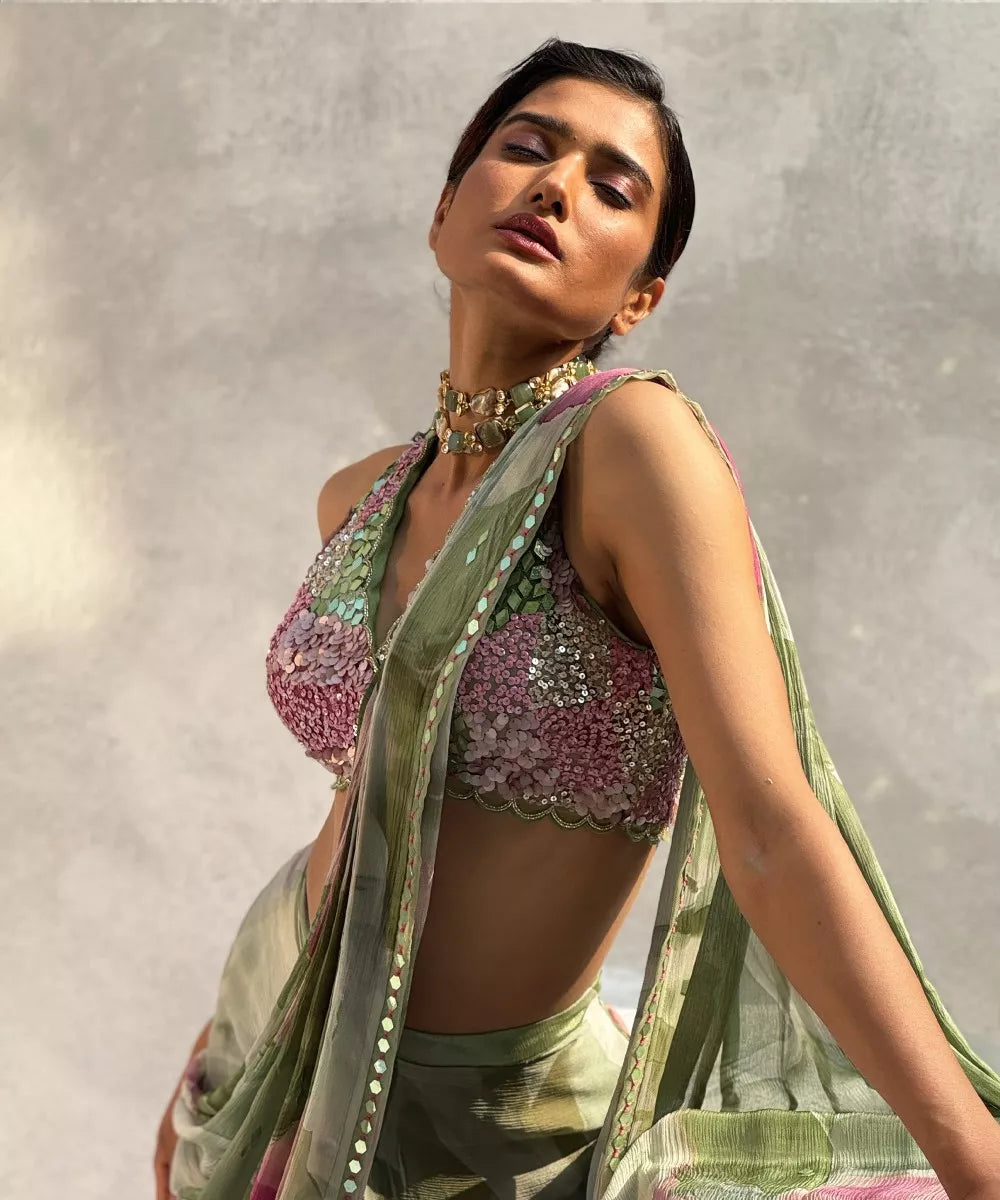 Mint Saree