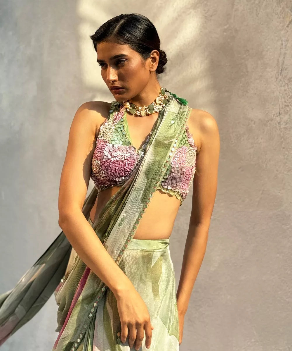 Mint Saree
