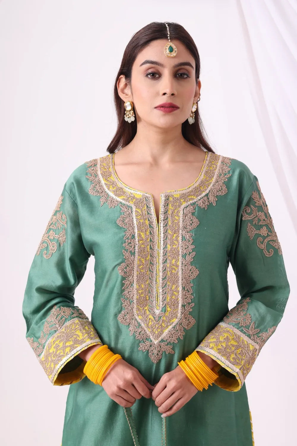 Pastel Green Suit with Salwar