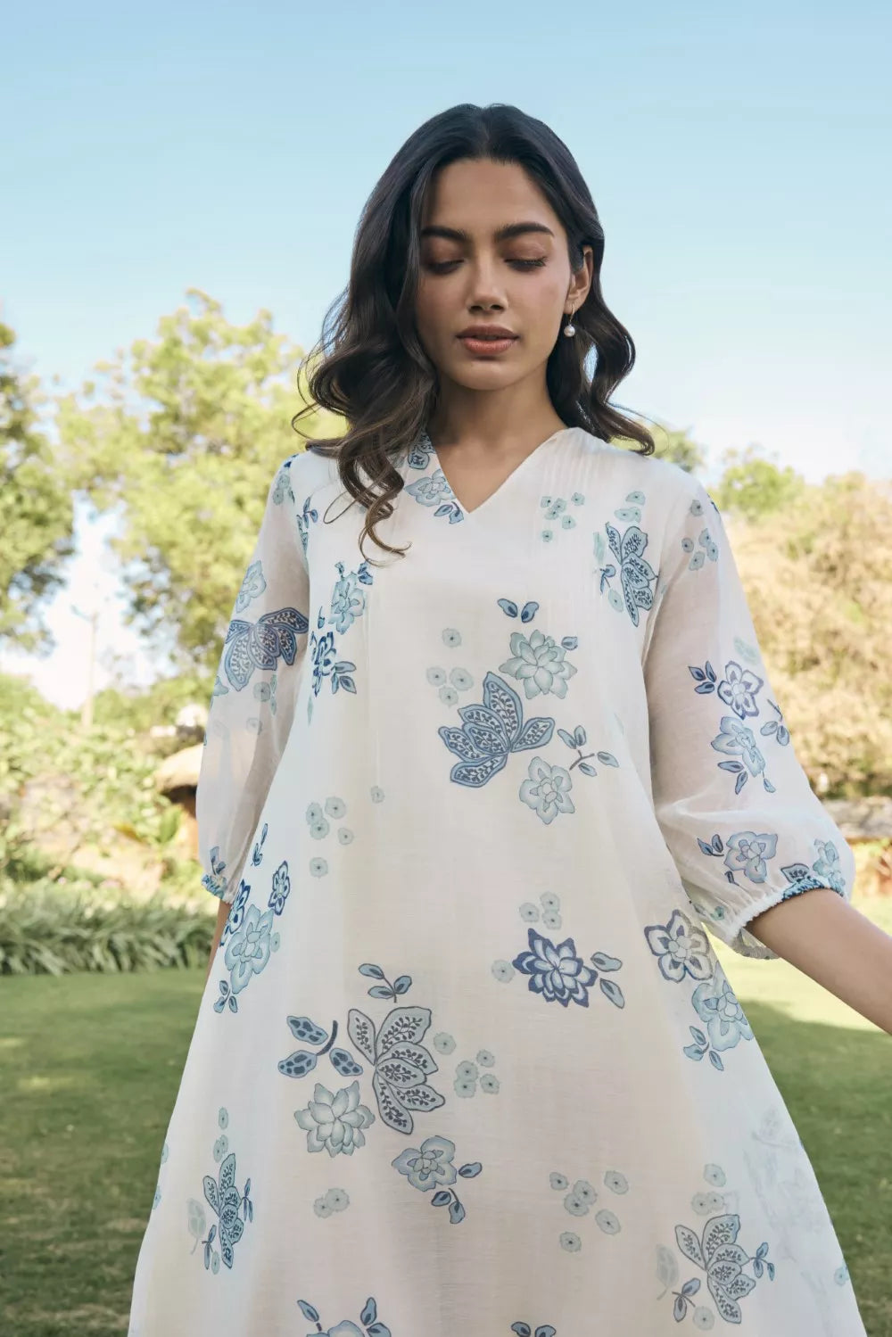 Pearl Floral Dress