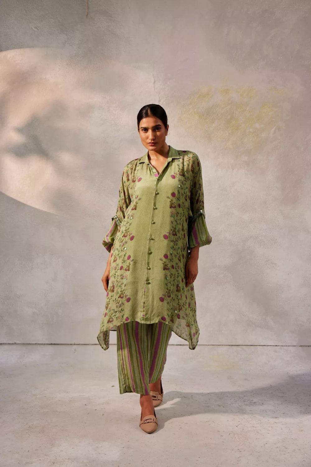 Pista green co-ord Set
