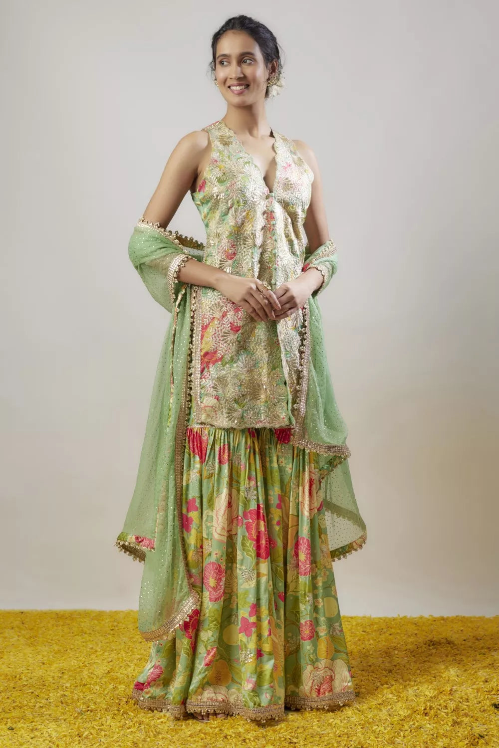 Radhika Sharara Set