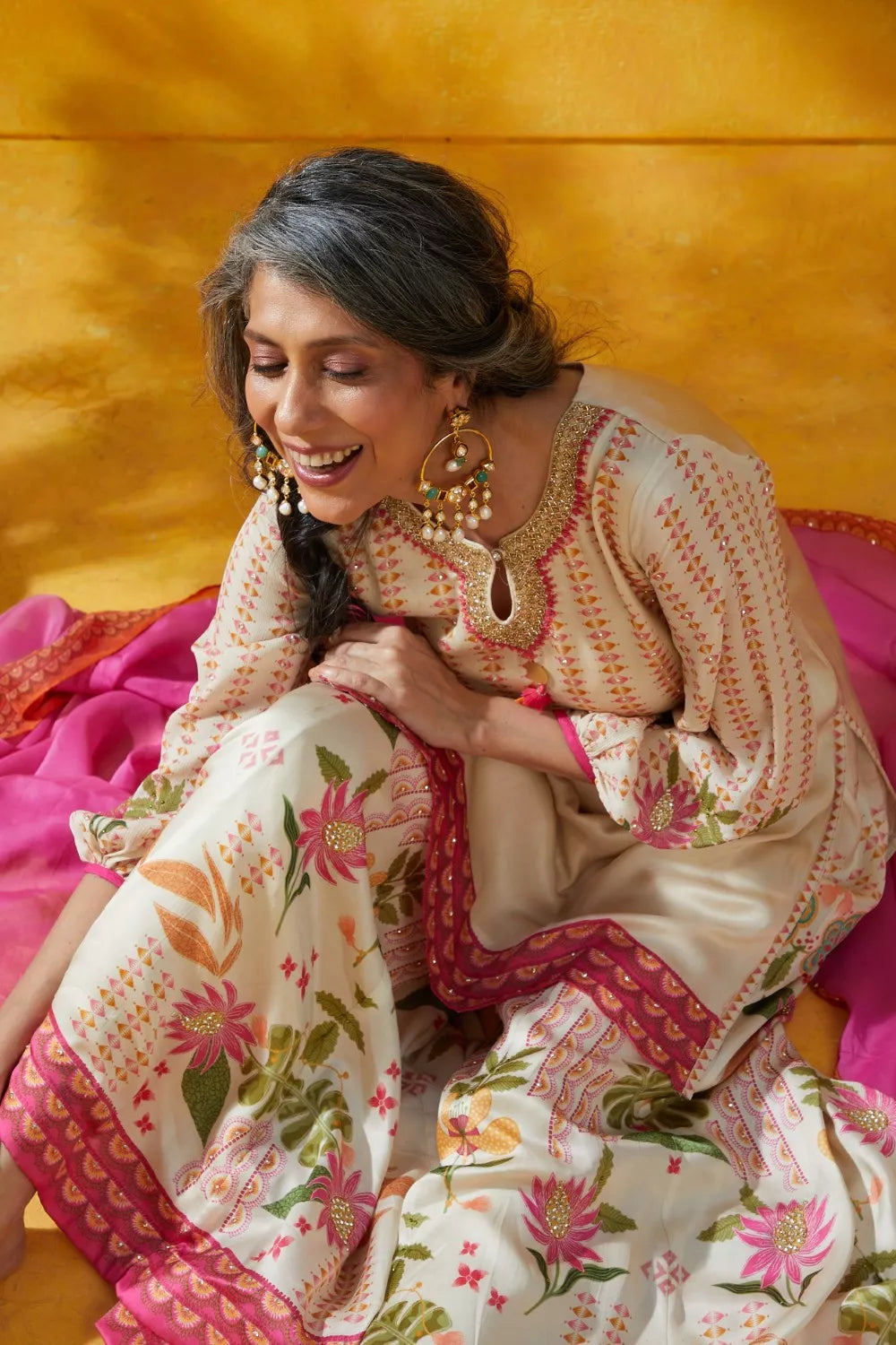 Beige Sharara