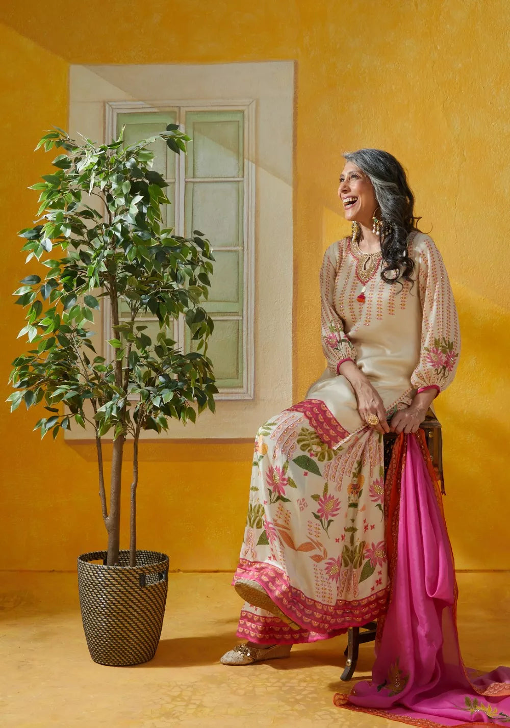 Beige Sharara