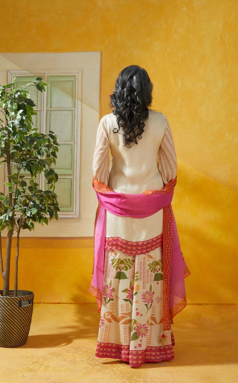 Beige Sharara