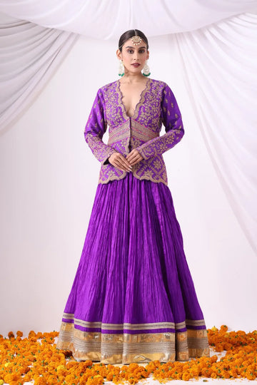 Violet Skirt Set
