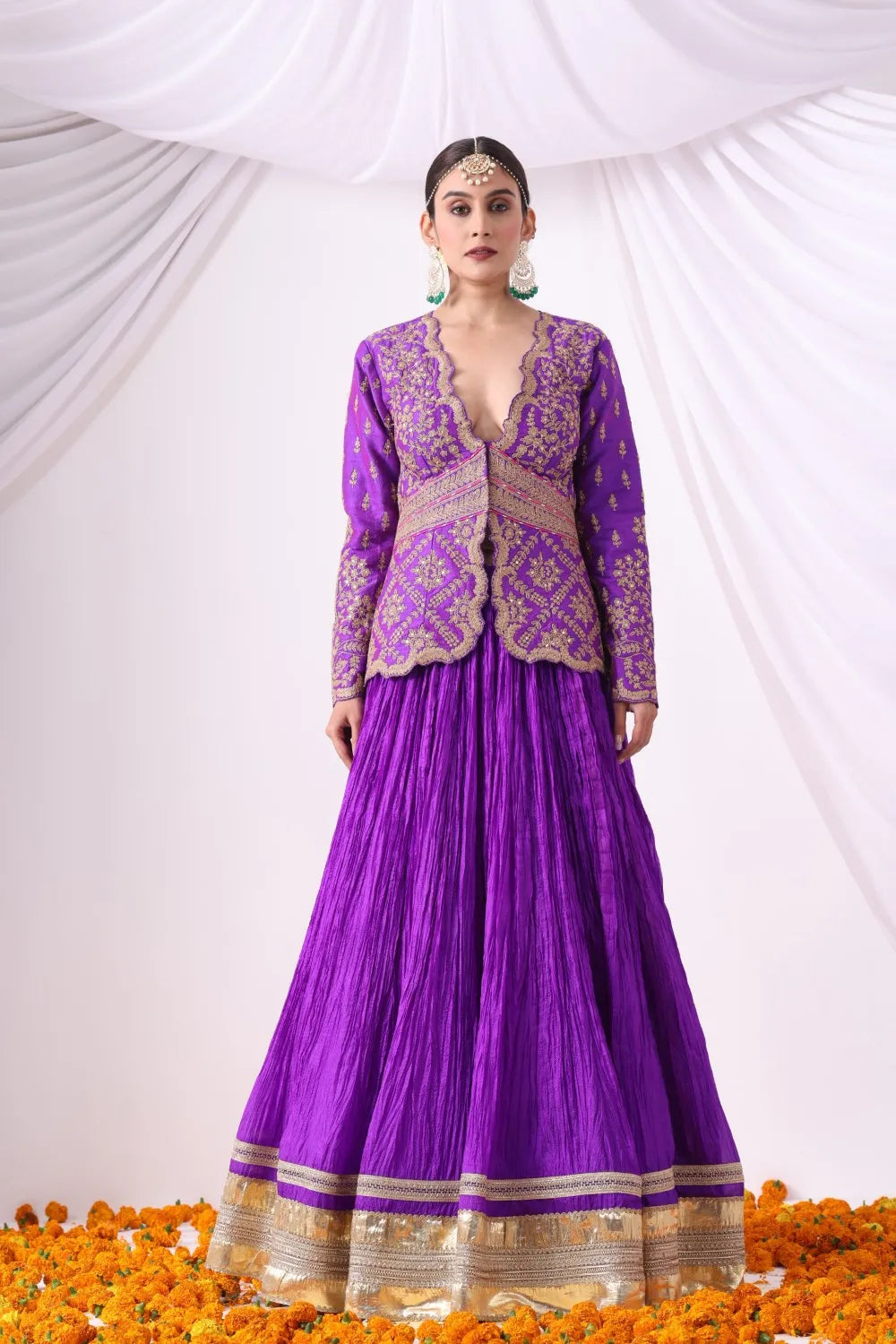 Violet Skirt Set