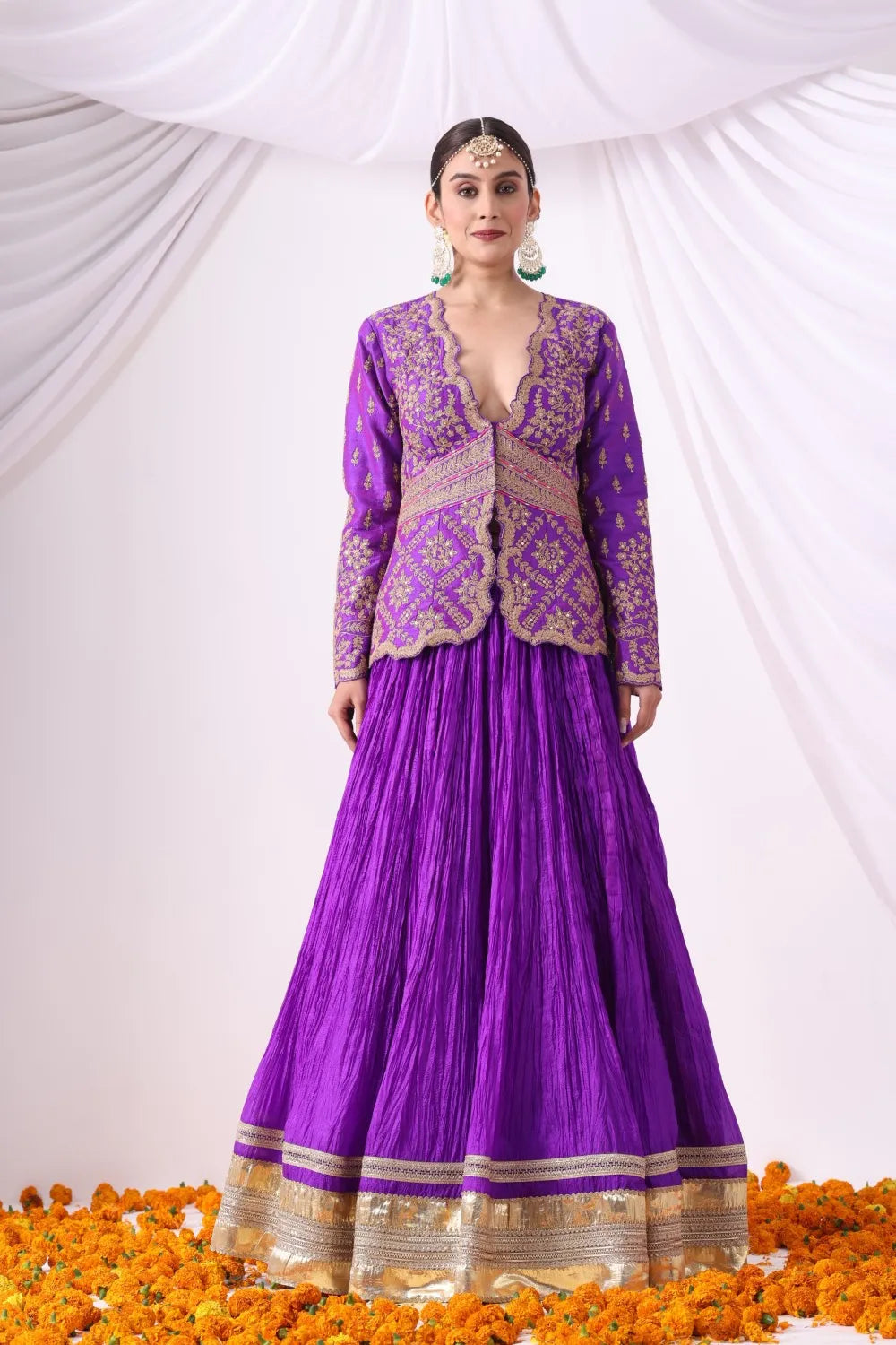 Violet Skirt Set