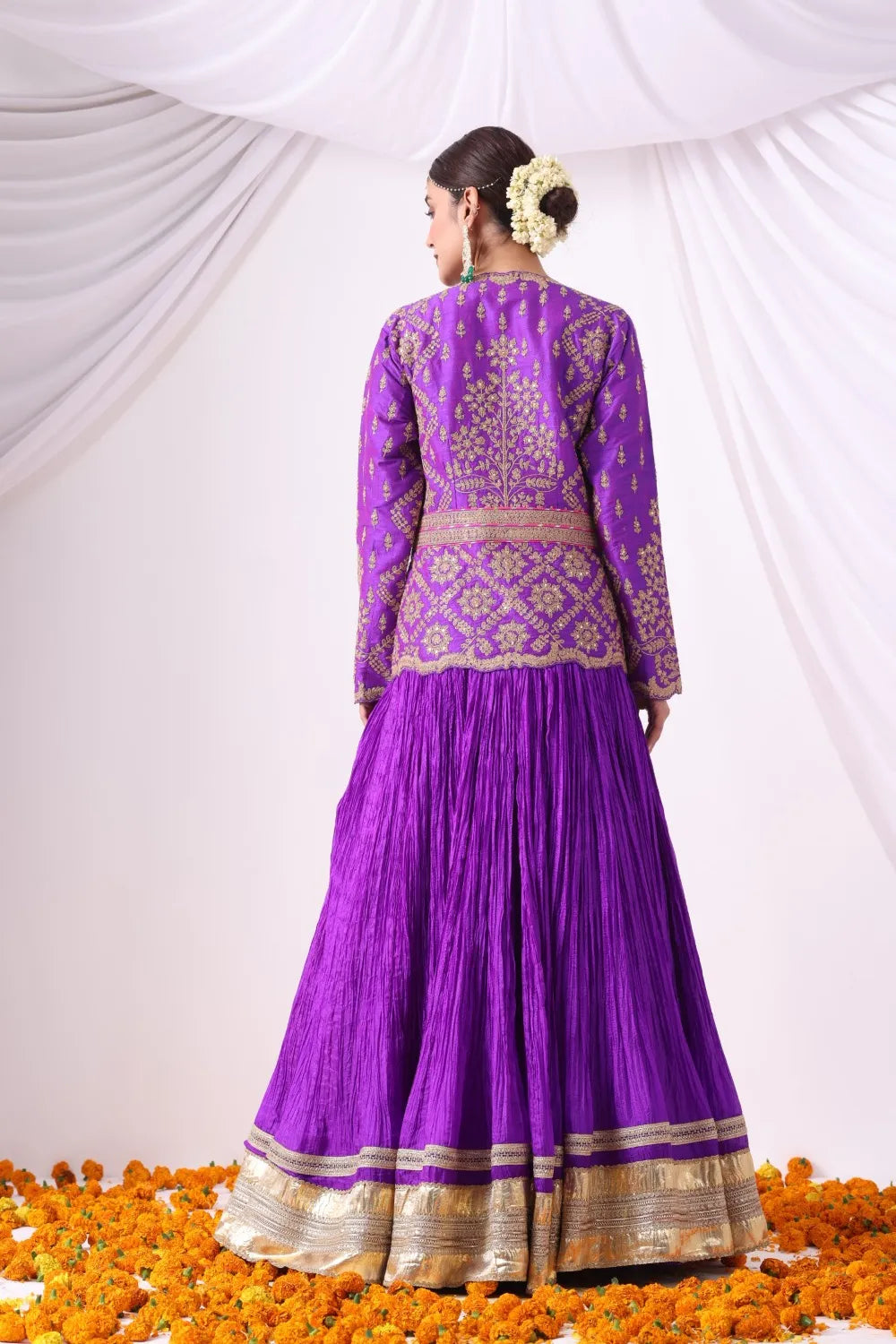 Violet Skirt Set