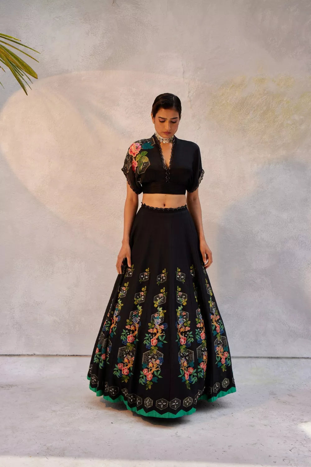 Black lehenga Set