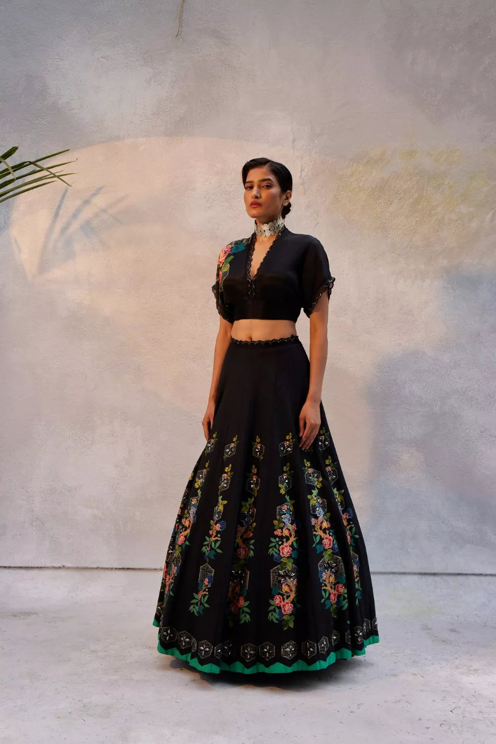 Black lehenga Set