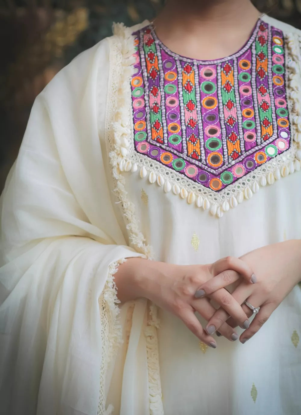 sajda ivory suit set