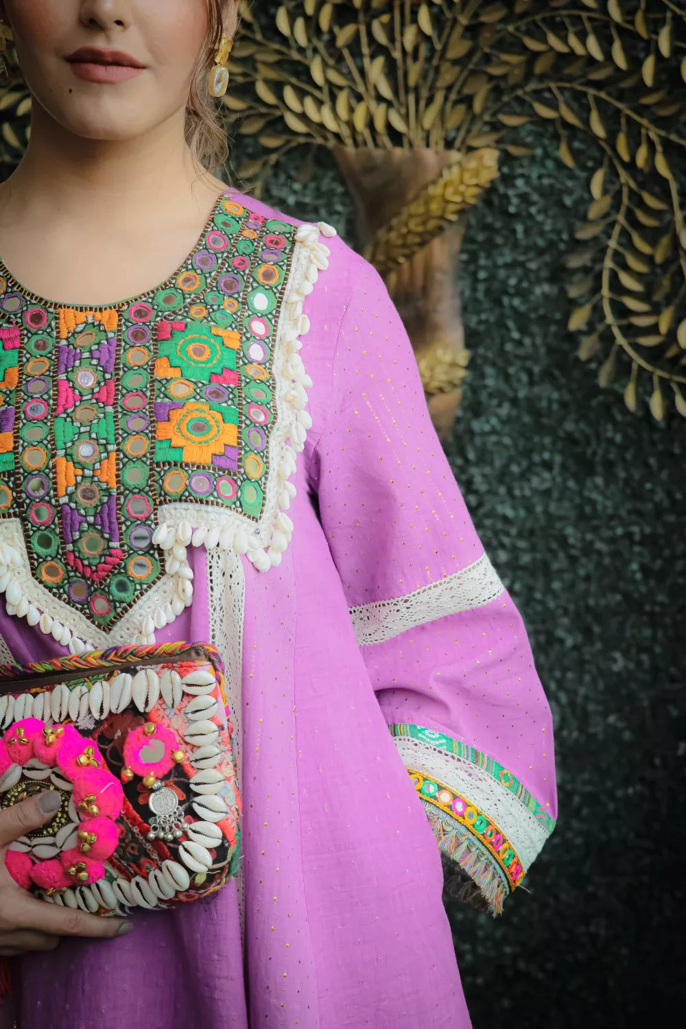 jashna lavender suit set