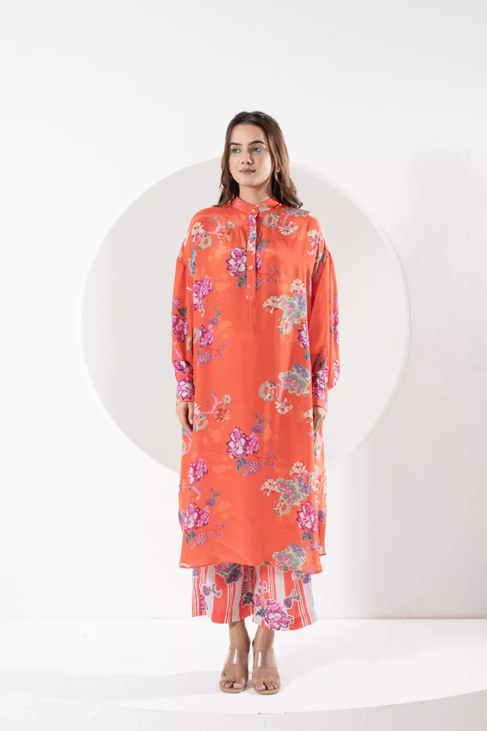 Kanak orange Cord set