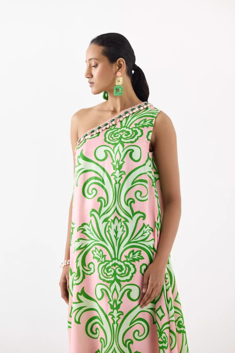 La Paz One Shoulder Kurta And Pants