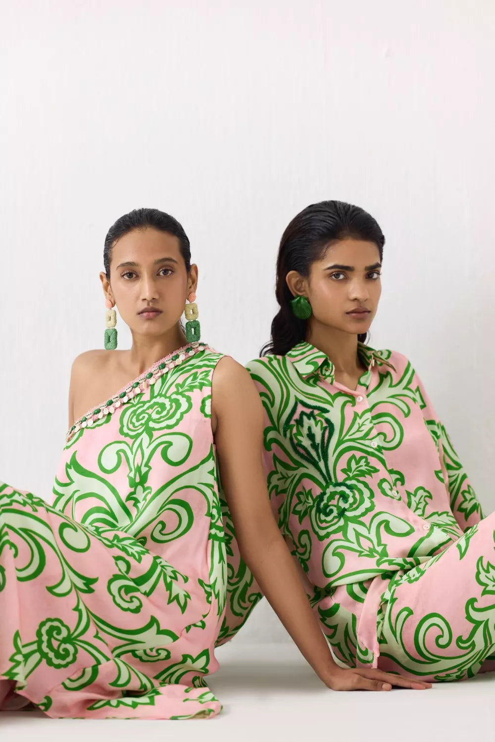 La Paz One Shoulder Kurta And Pants