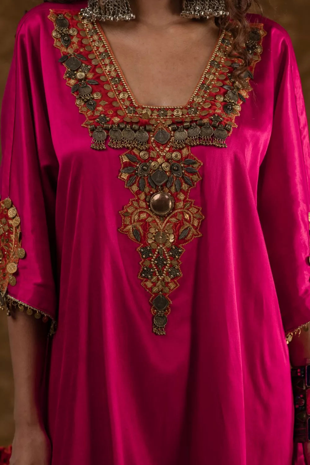 Layla Hot Pink and Rusty Orange 3pc set
