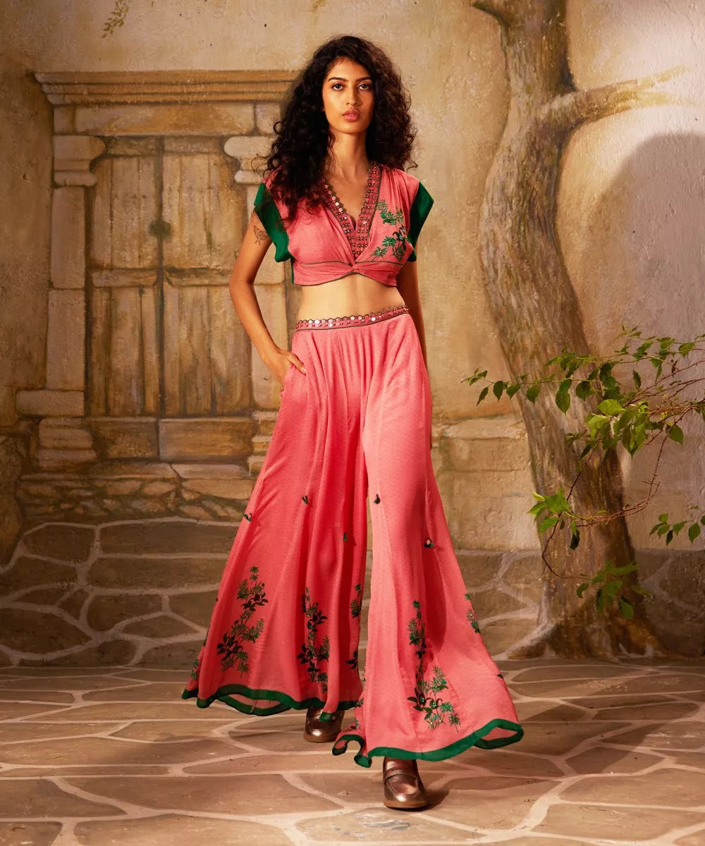 Light pink pant Set