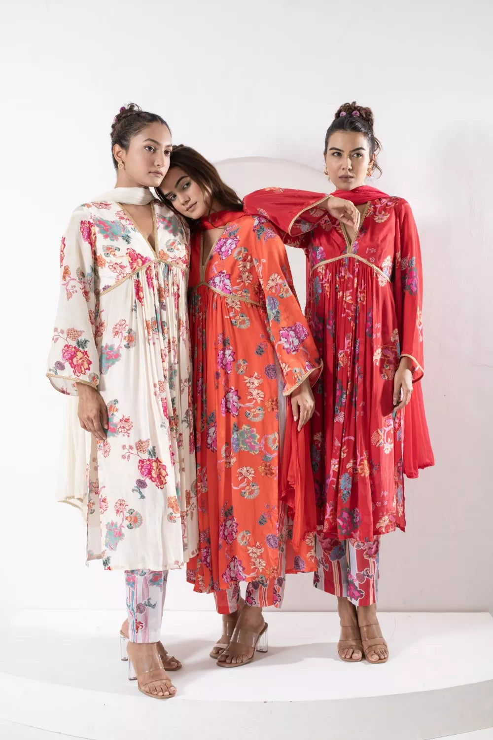 Madhubala Ivory Suit set