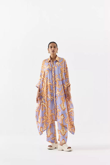 Mojito Front Button Kimono Kurta And Pants
