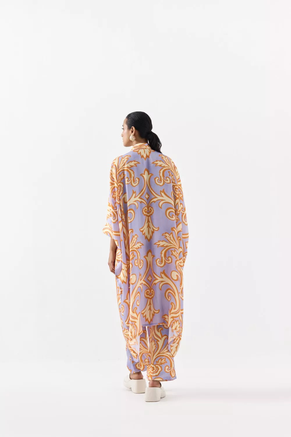 Mojito Front Button Kimono Kurta And Pants