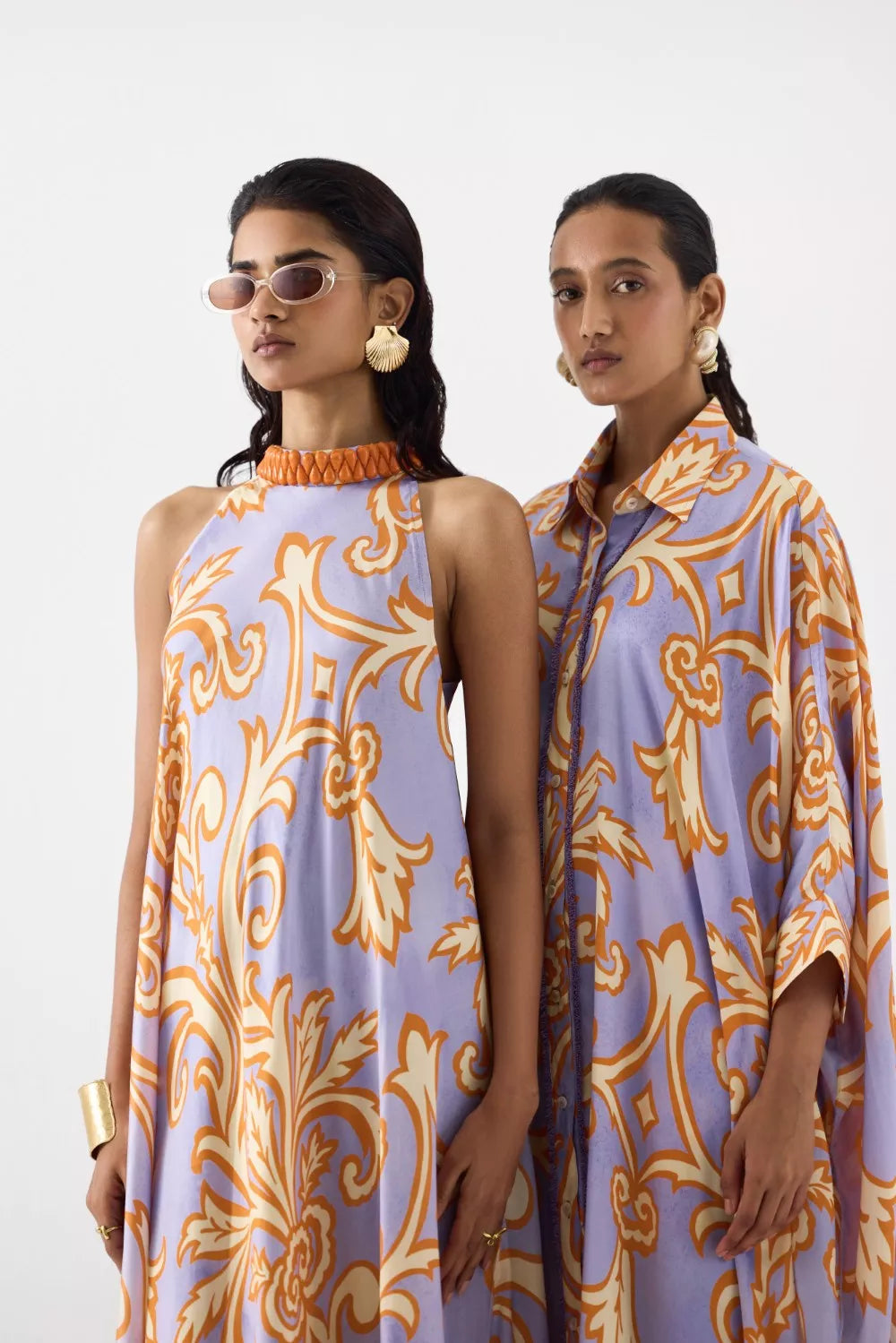 Mojito Front Button Kimono Kurta And Pants
