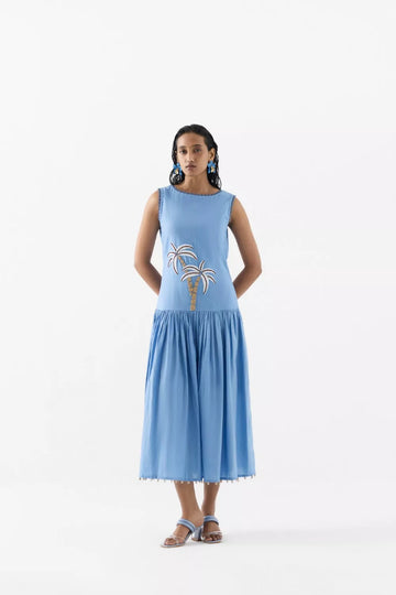 Palm Island Long Dress