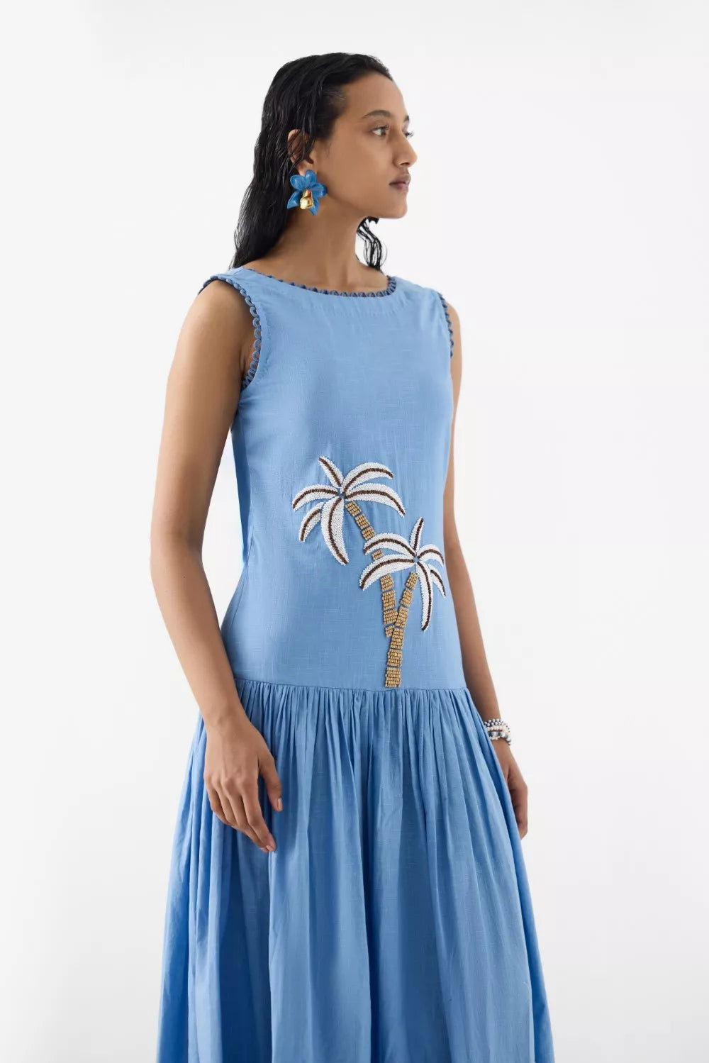 Palm Island Long Dress