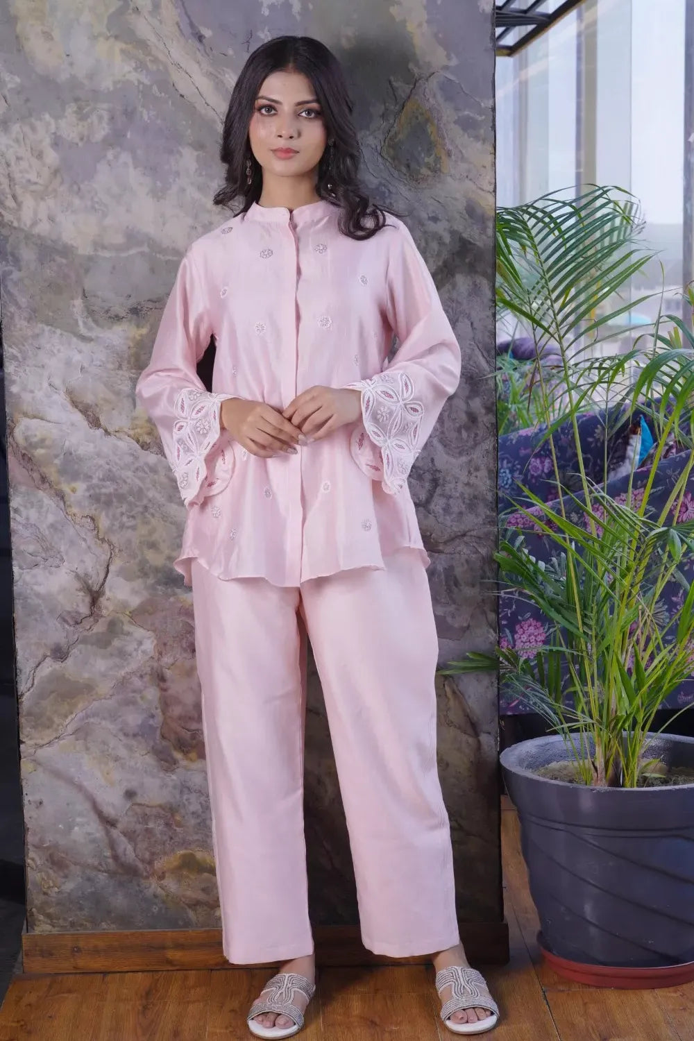 Peach Pant Set