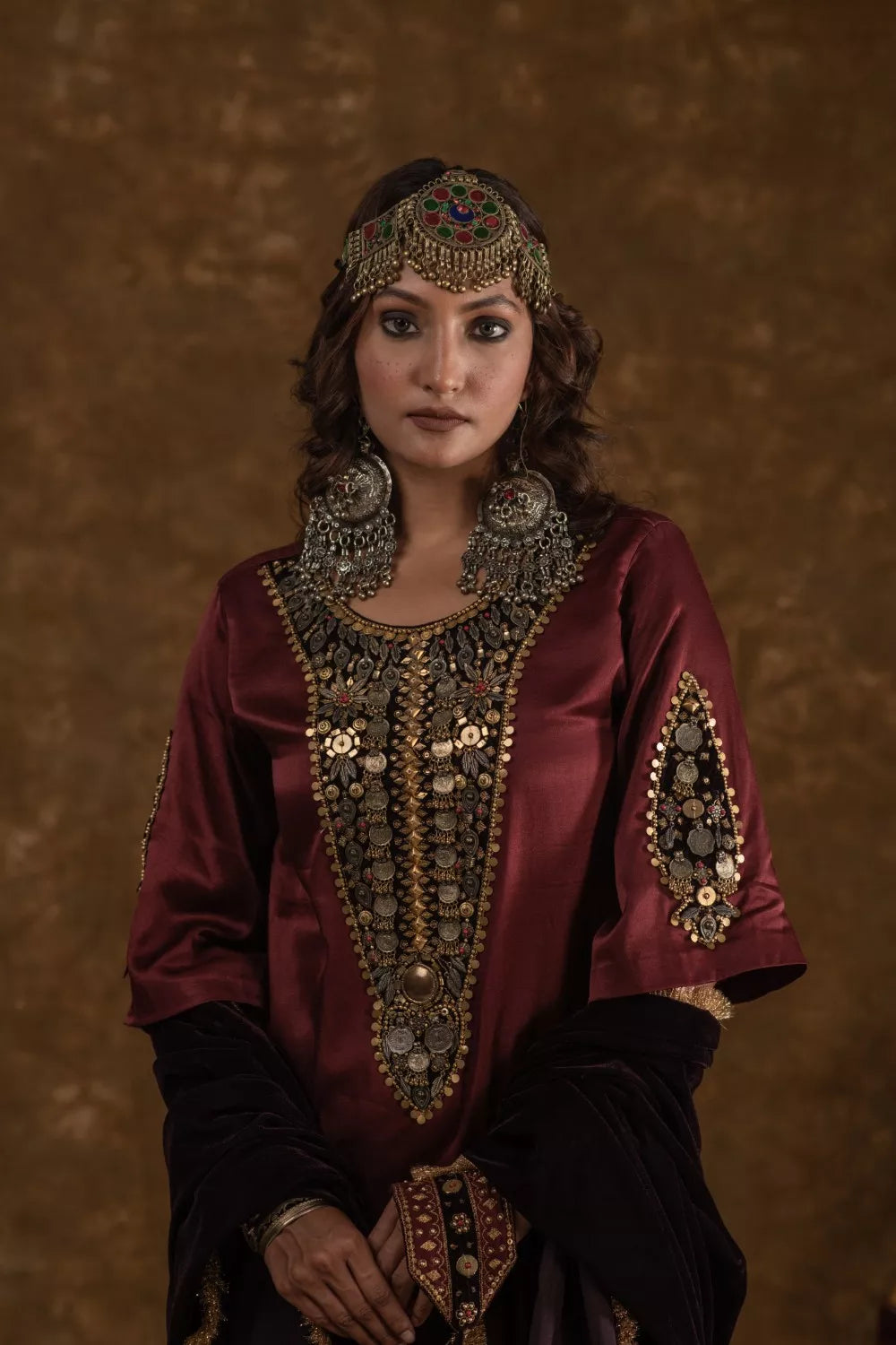 Rubina Maroon and Wine 3pc set