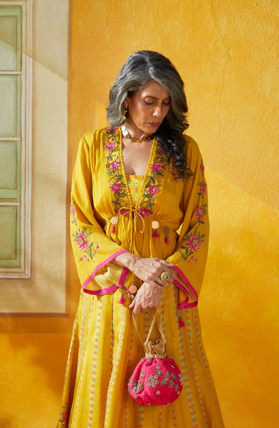 Yellow Lehenga Set