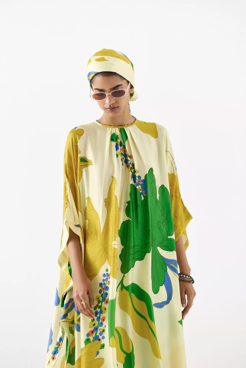 Yellow Rose Kimono Kurta & Pants